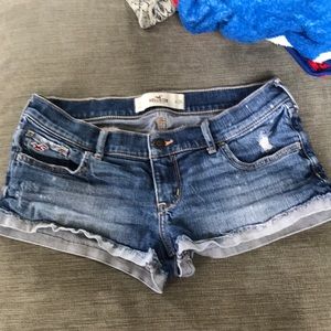 Jean shorts from hollister size 7